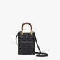 Fendi Mini Sunshine Shopper Black mini bag 8BS051AMCIF0KUR - thumb-3