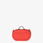 Fendi Mini Camera Case Red leather and suede bag 8BS058AHSBF0C3Q - thumb-3