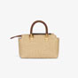 Fendi By The Way Mini Beige cotton fiber bag 8BS067 ANWB F1PLF - thumb-2