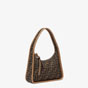 Fendi Mini Fendessence Brown FF fabric mini-bag 8BS094ALP3F1AOE - thumb-2