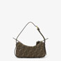 Simply Fendi FF jacquard fabric mini bag 8BS097AFPMF1GL7 - thumb-3