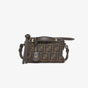 Fendi By The Way Soft Mini FF jacquard fabric bag 8BS098 AFPM F1GL7 - thumb-3