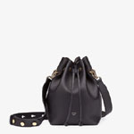 Fendi Mon Tresor Black Leather Bag 8BT298 A5DY F0KUR