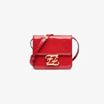 Fendi Karligraphy Red patent leather bag 8BT317 A5AU F19T8