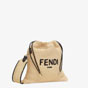 Fendi Pack Small Pouch Embroidered Straw Bag 8BT347 AAYR F1E1I - thumb-2