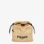 Fendi Pack Small Pouch Embroidered Straw Bag 8BT347 AAYR F1E1I - thumb-4