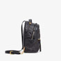 Fendi Mini Backpack Black leather FF backpack 8BZ038 A72V F15ZW - thumb-2