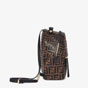Fendi Mini Backpack Brown Leather FF Backpack 8BZ038 A5TL F13VK - thumb-2