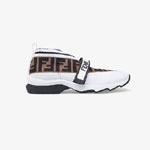 Fendi Sneakers White Fabric Sneakers 8E6701 A5JF F1BPW