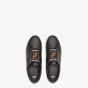Fendi Sneakers Black Leather Slip Ons 8E6852 A625 F13CV - thumb-2