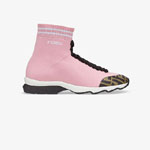Fendi Sneakers Pink Fabric Sneakers 8T6835 A622 F15EM