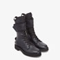 Fendi Promenades Black Leather Biker Boots 8T8067 AD8O F1OS5 - thumb-2