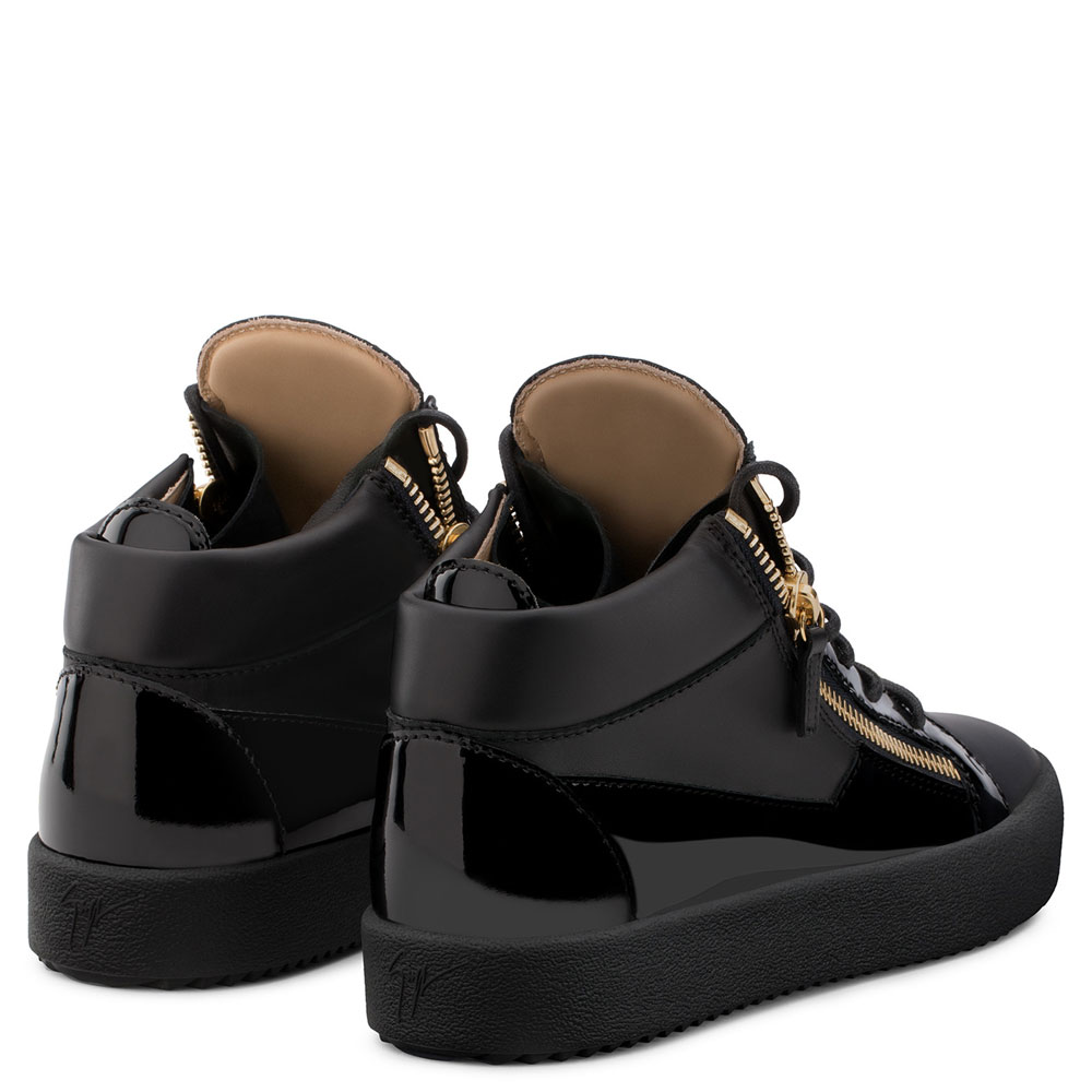 Giuseppe Zanotti kriss Black calfskin sneaker RU70009015 - Photo-3