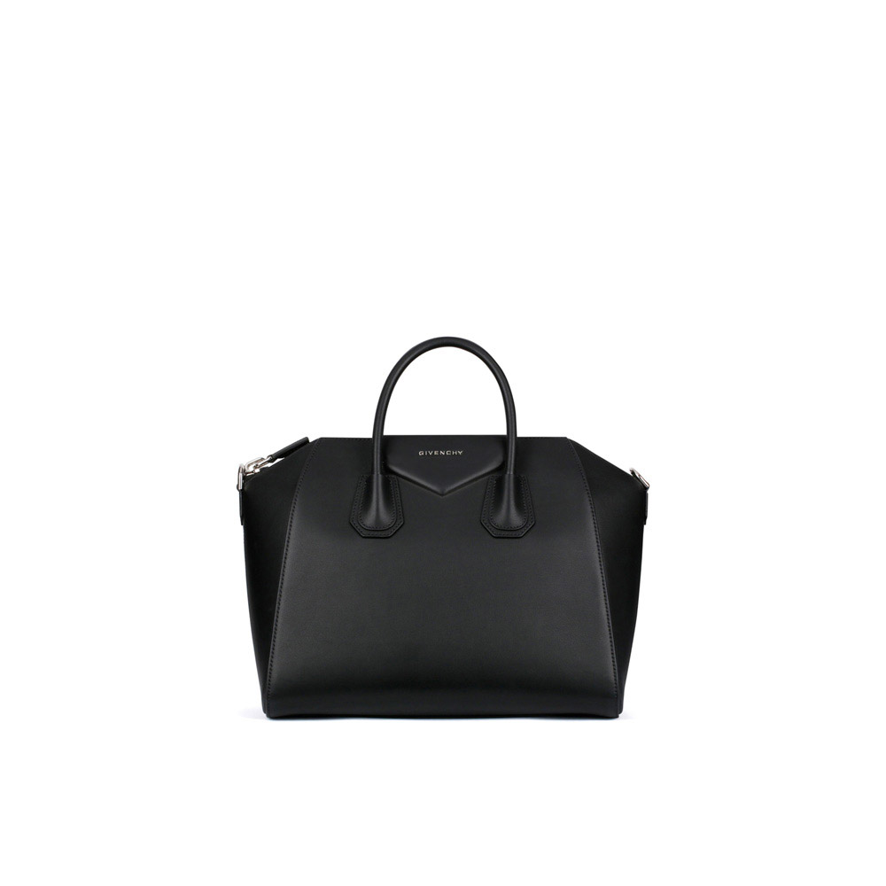 Givenchy medium antigona bag in leather with metal details BB05118682001