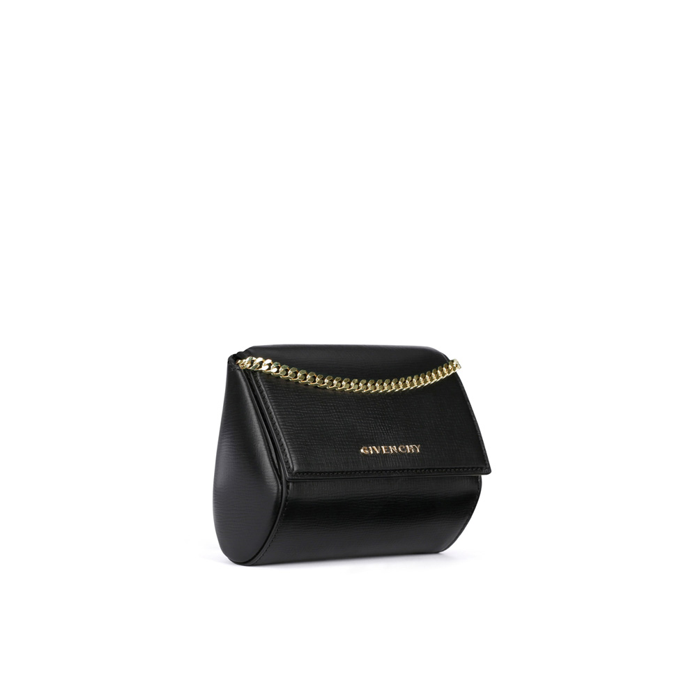 Givenchy pandora minaudiere in black textured leather BB05265006001