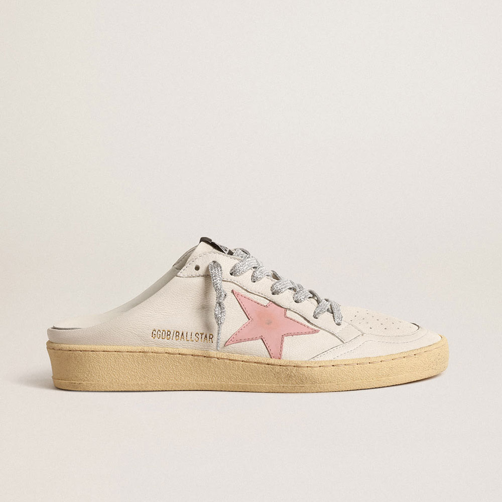 Golden Goose Ball Star Sabots in white nappa GWF00436 F004626 11202