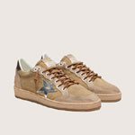 Golden Goose Ball Star Ltd In Tobacco Suede GMF00913 F008622 55794