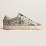 Golden Goose Super-Star in silver glitter GWF00101 F000416 70136