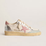Golden Goose Ball Star with pink suede star GWF00117 F004614 82299