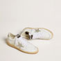 Golden Goose White Ball Star with a silver star GWF00117 F005962 80185 - thumb-2