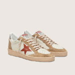 Golden Goose Ball Star In Cream Leather GWF00117 F008534 12491