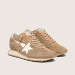 Golden Goose Marathon In Tobacco Suede GWF01071 F008445 55777