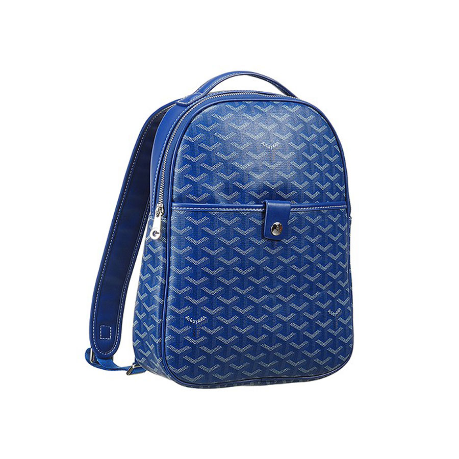 Goyard Chevron Blue Backpack GOY10861