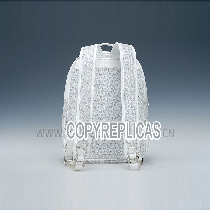 Goyard Chevron White Backpack GOY10864 - Photo-2