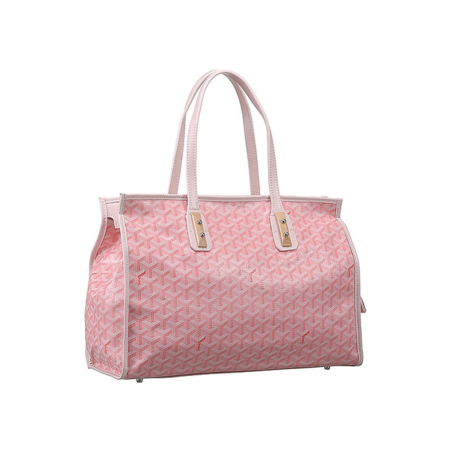 Goyard Sac Marquises Zippered Pink Tote Bag GOY10866