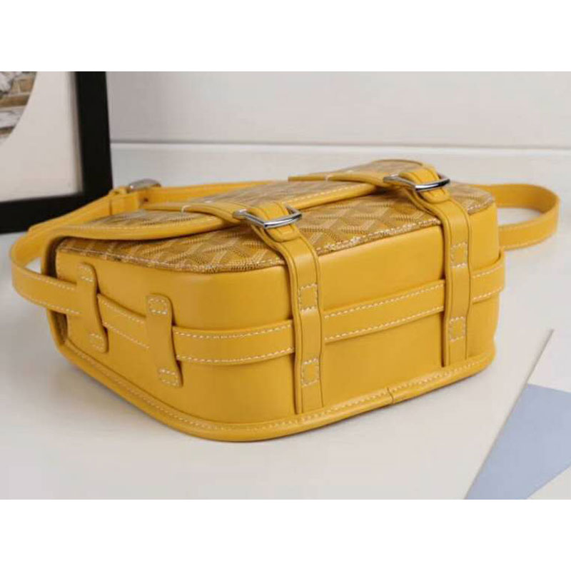 Goyard Chevron Belvedere Pm Messenger Bag Yellow GOY15116 - Photo-3
