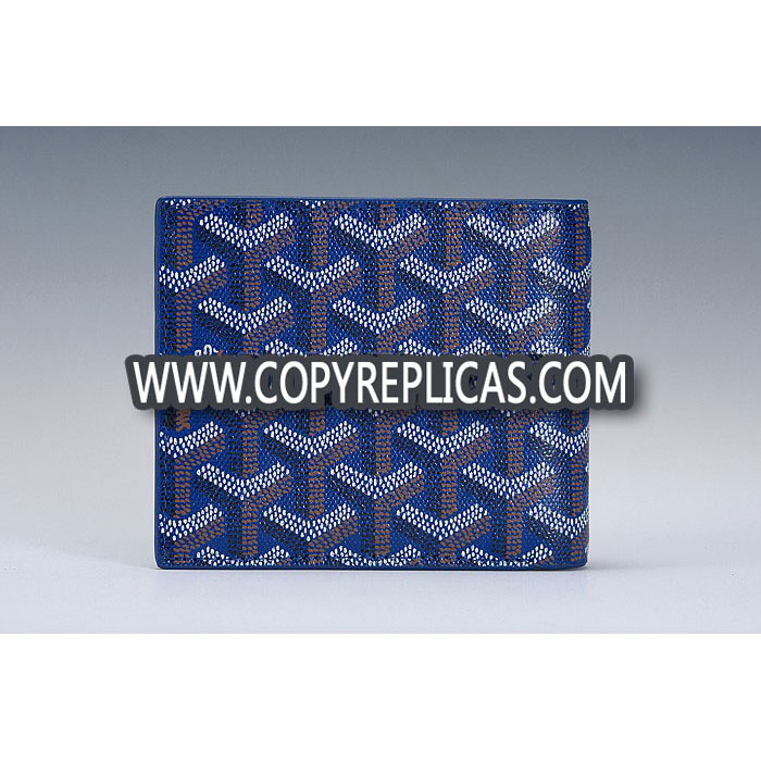 Goyard Victoire dark blue wallet GOY5464 - Photo-2