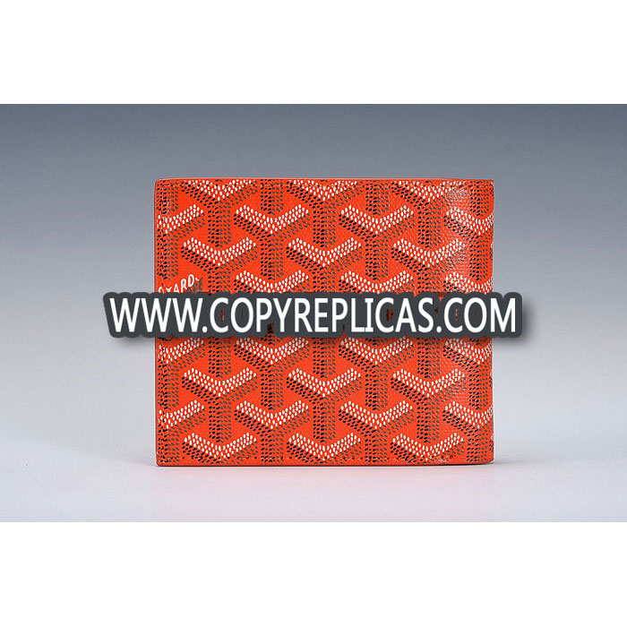 Goyard Victoire orange wallet GOY5504 - Photo-2