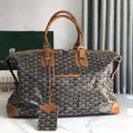 Goyard Bowling 45 Bag in Black Tan BOWLIN045TY01CL03P