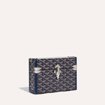 Goyard Cassette Trunk Bag in Navy Blue CASSETPMLTY12CL12P