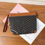 Goyard Conti pouch in Black Tan CONTIPPMLTY01CL03P