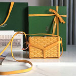 Goyard Minaudiere Trunk Bag in Yellow MINA55PMLTY60CL60O