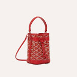 Goyard Petit Flot Mini bucket bag in Red PEFLOTMINTY02CL02P
