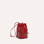 Goyard Petit Flot Bucket Bag in Red PEFLOTPMLTY02CL02P