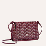 Goyard Plumet Pocket Wallet in Burgundy PLUMETPMLTY33CL33P
