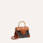Goyard Saigon Souple Mini Bag in Black Tan SAIGONMINTY01CL03P
