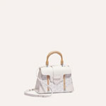 Goyard Saigon Structure Mini Bag in White SAIGR2MINTY50CL50P
