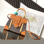 Goyard Saigon PM Bag in Black Tan SAIGR2PMLTY01CL03P
