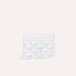Goyard Saint-Sulpice Card Wallet in White STSULPPMLTY50CL50X