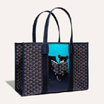Goyard Villette Tote Bag in Navy Blue VILLETMMLTY12CL12X