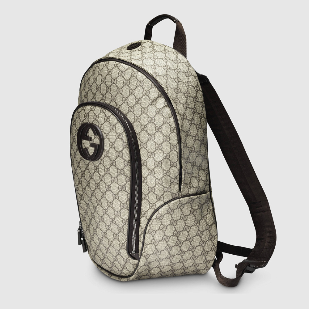 Gucci GG Supreme interlocking G backpack 223705 KGDAX 8588 - Photo-2