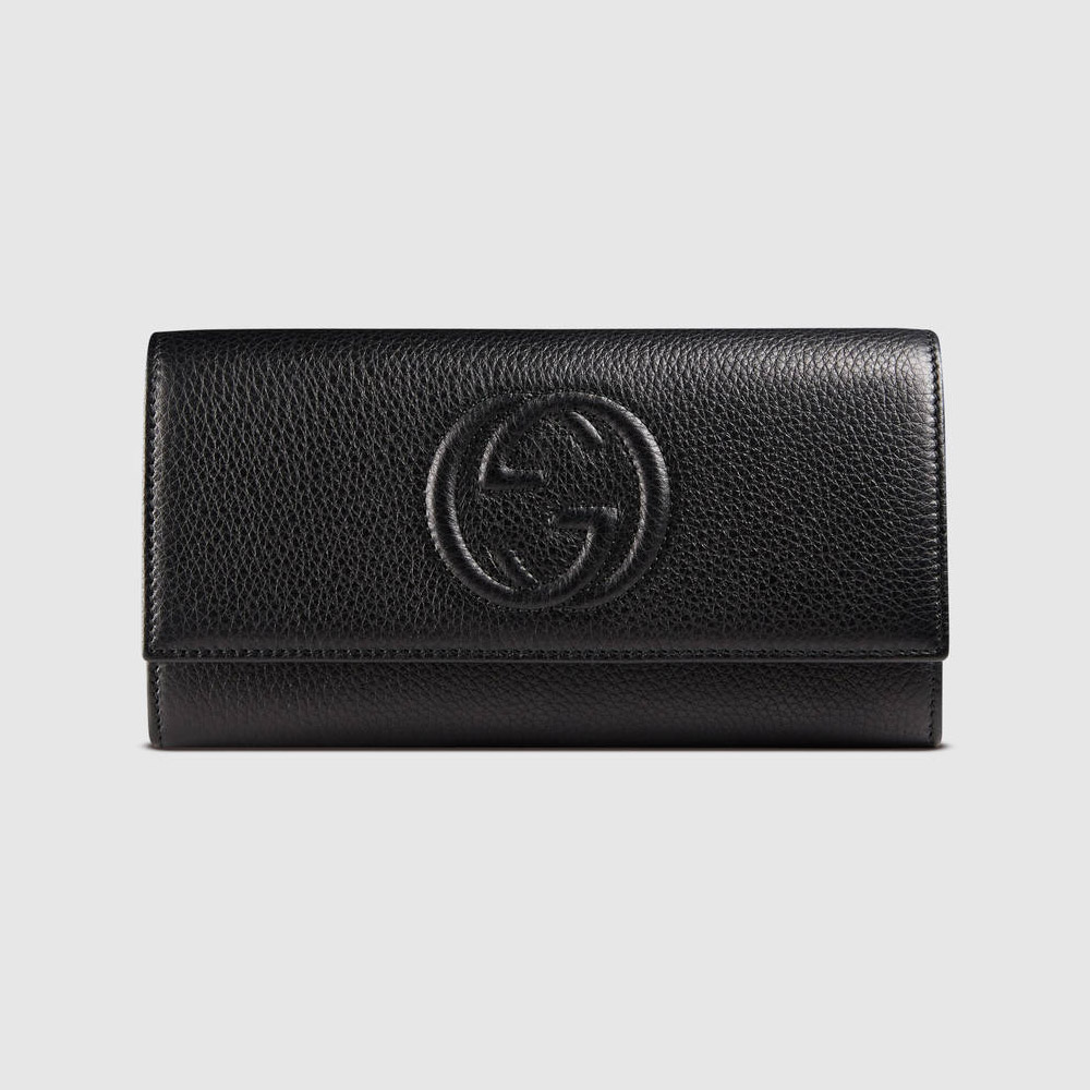 Gucci Soho leather continental wallet 282414 A7M0G 1000