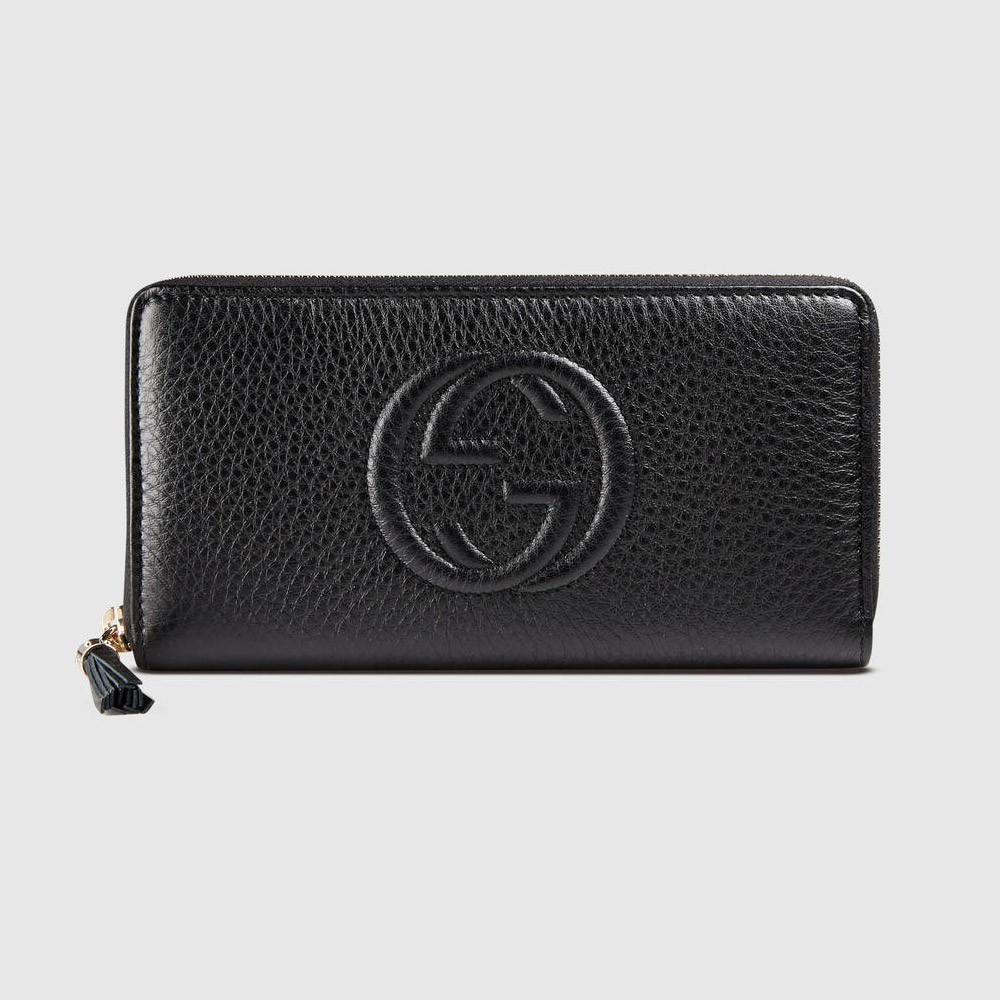 Gucci Soho leather zip around wallet 308004 A7M0G 1000
