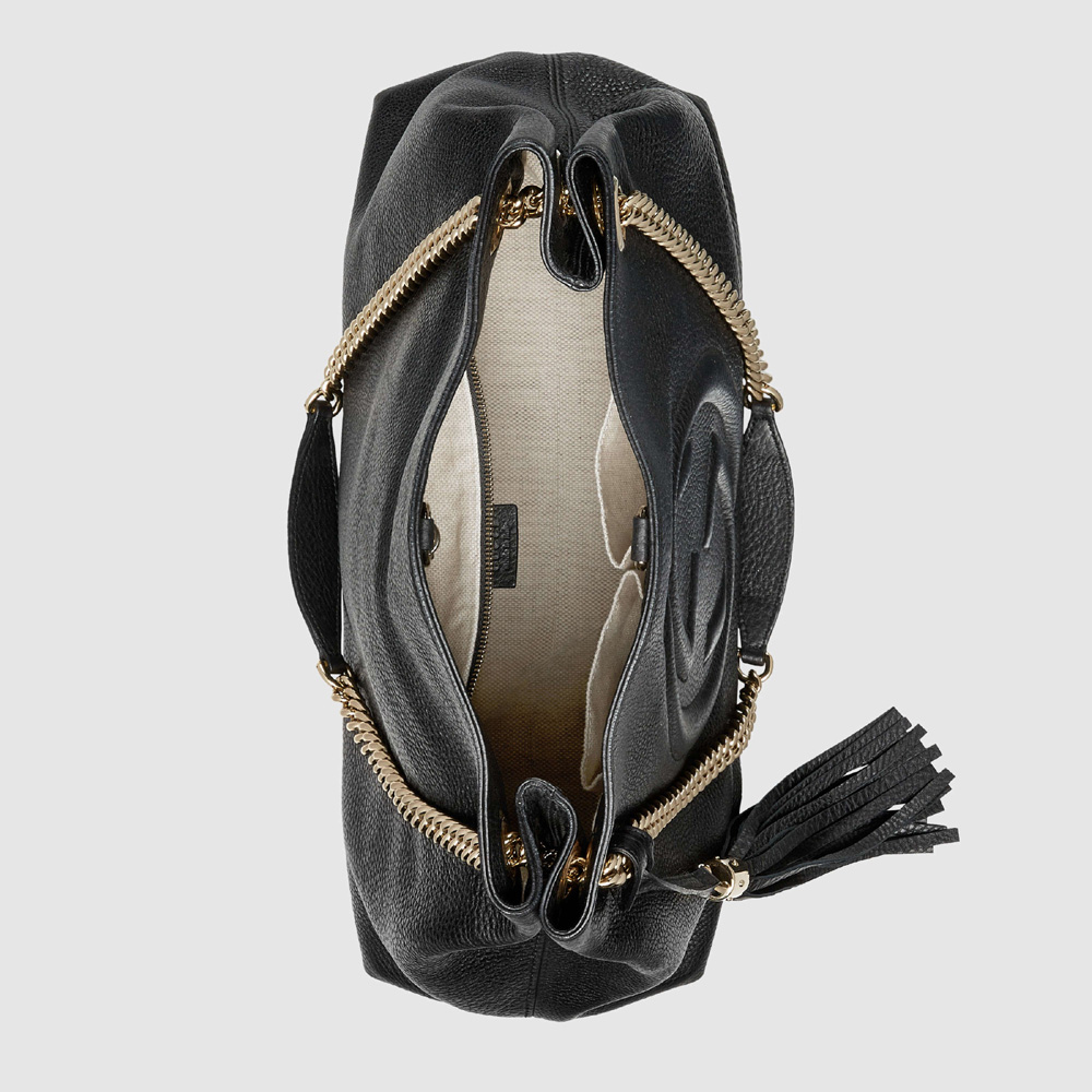 Gucci Soho leather shoulder bag 308982 A7M0G 1000 - Photo-4
