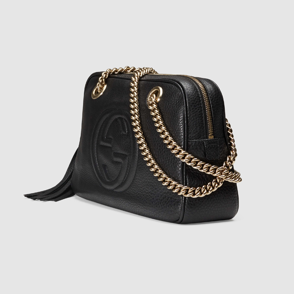 Gucci Soho leather chain shoulder bag 308983 A7M0G 1000 - Photo-2