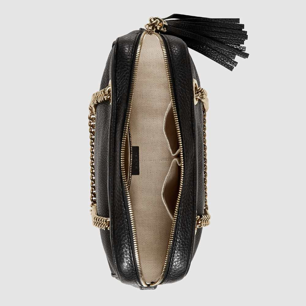 Gucci Soho leather chain shoulder bag 308983 A7M0G 1000 - Photo-4